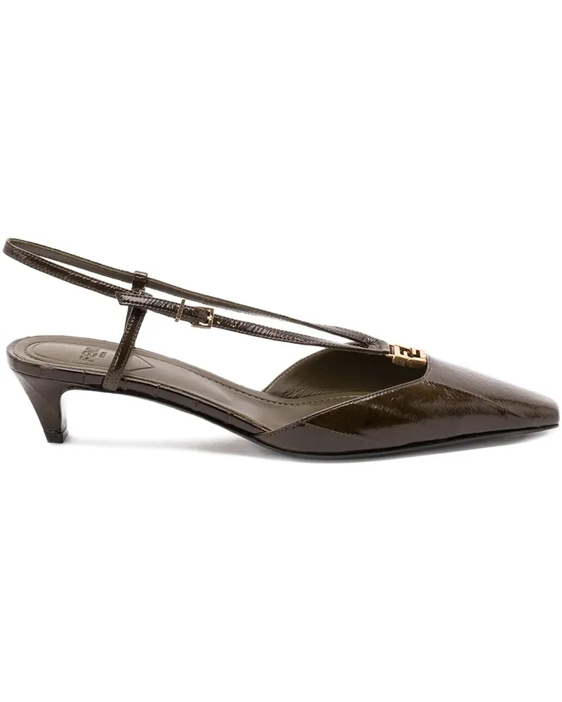 Fendi Slingback-Pumps 40mm - Grün Grün