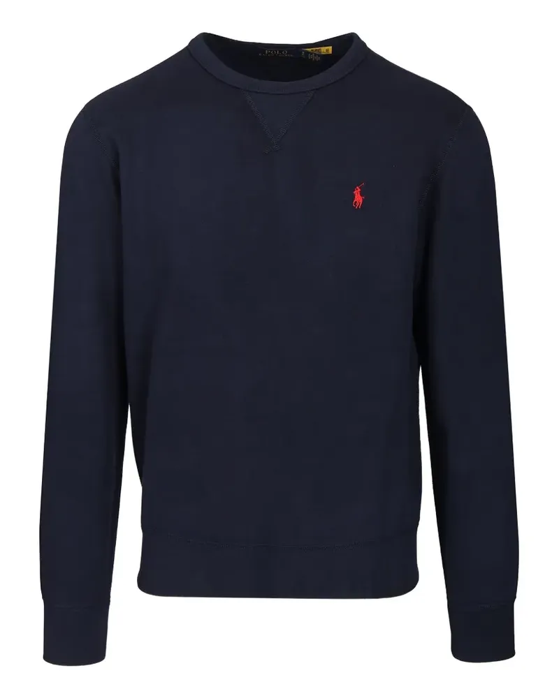 Ralph Lauren logo-embroidered sweater - Blau Blau