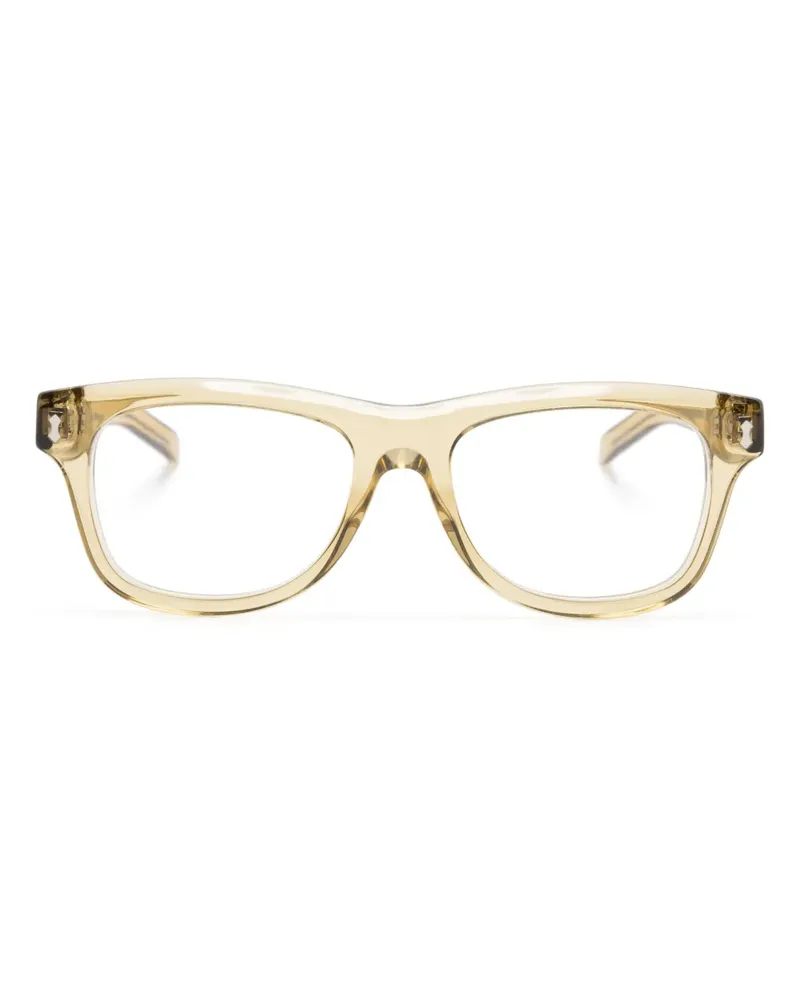 Gucci Brille mit ovalem Gestell - Nude Nude