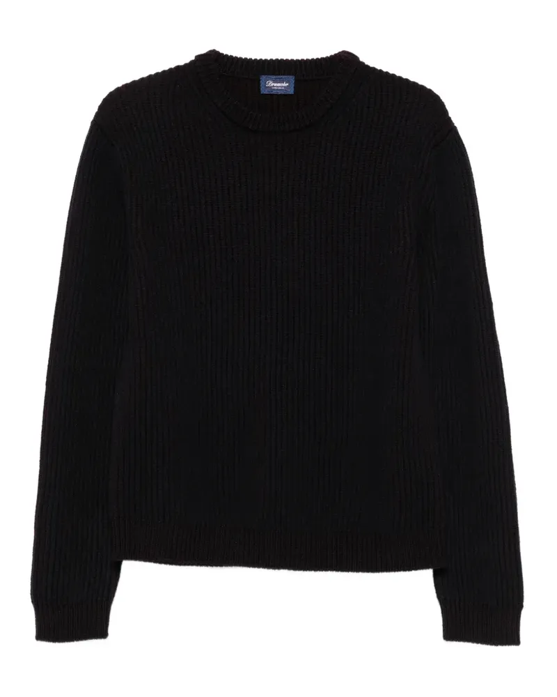 Drumohr  Gerippter Strickpullover - Schwarz Schwarz
