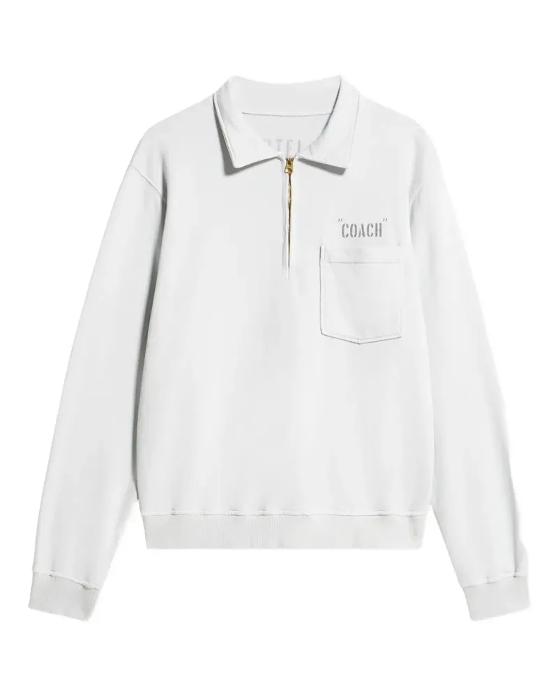 Fortela Yalepcoach zip pocket sweatshirt - Grau Grau