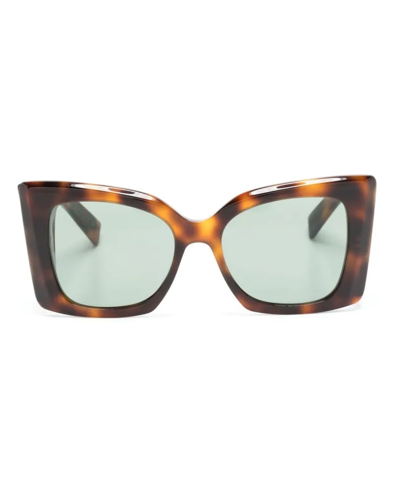Saint Laurent Blaze Sonnenbrille in Schildpattoptik - Braun Braun
