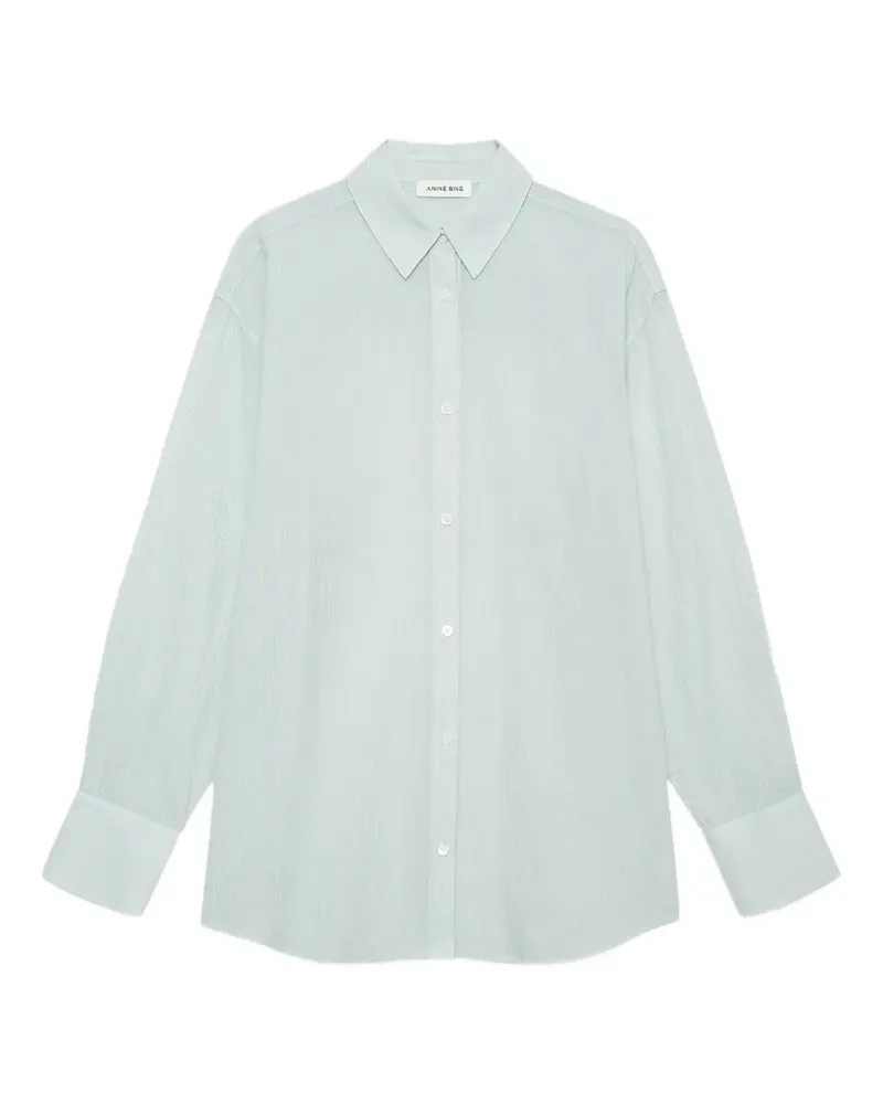 Anine Bing Plaza striped shirt - Grün Grün