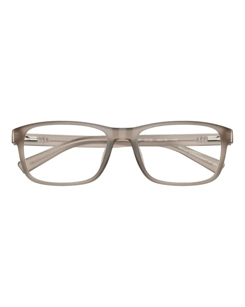 Armani Exchange Brille mit eckigem Gestell - Nude Nude