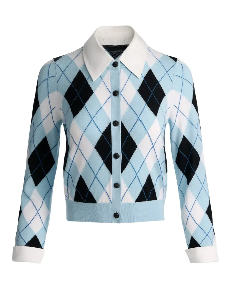 Alice + Olivia Dollie Cardigan - Blau Blau