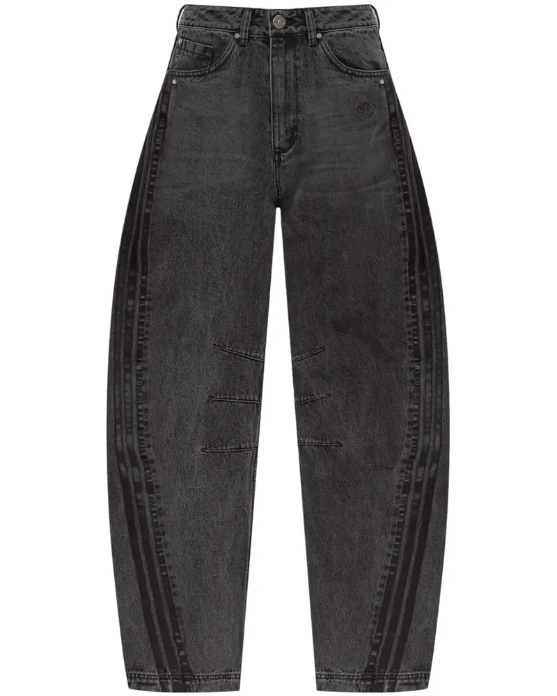 adidas Klassische Tapered-Jeans - Schwarz Schwarz