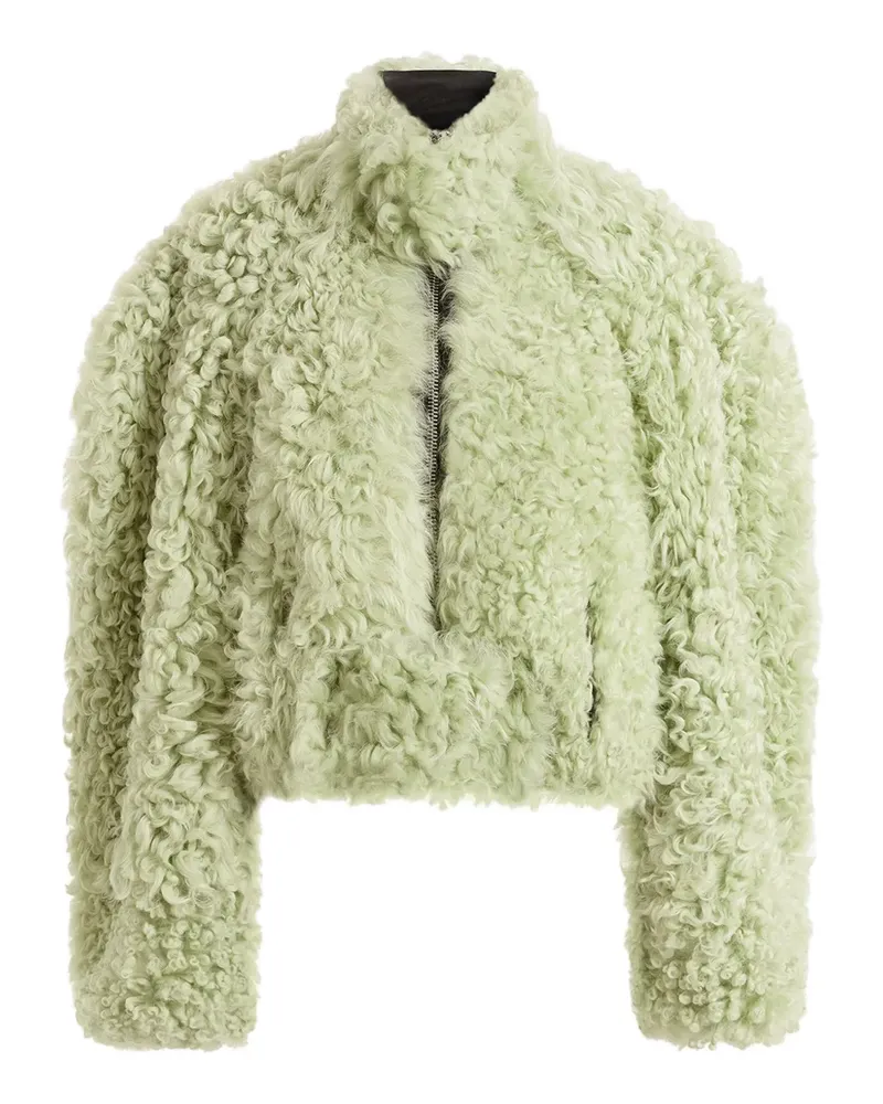 16ARLINGTON Nofre Jacke aus Shearling - Grün Grün