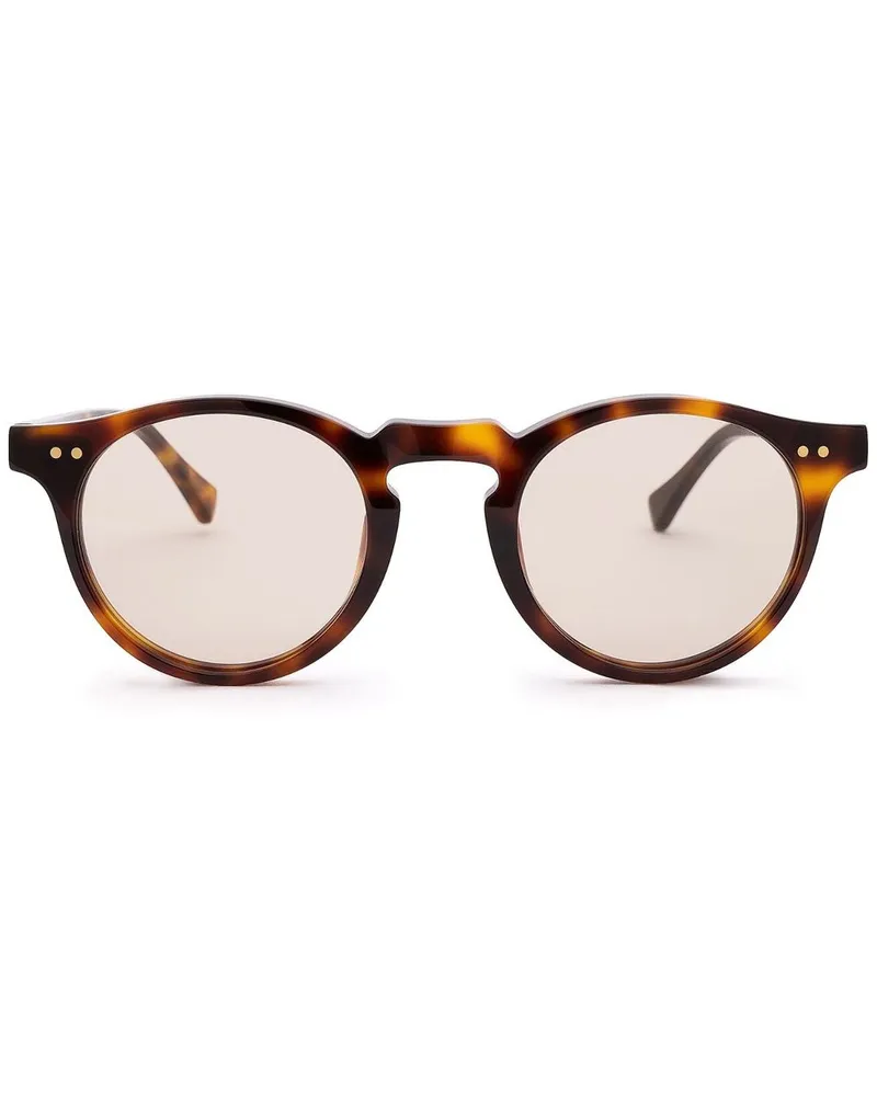 Nialaya Malibu Sonnenbrille mit rundem Gestell - Braun Braun