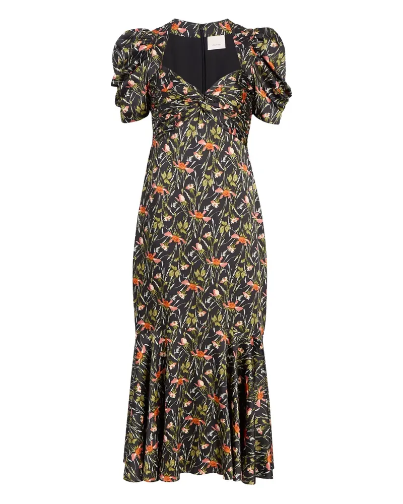 Cinq à Sept Windswept Meadow Wilma Kleid - Schwarz Schwarz
