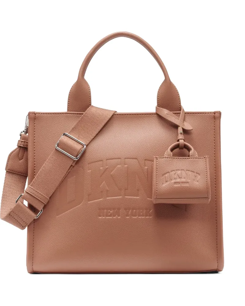 DKNY small Hadlee logo-embossed tote bag - Braun Braun