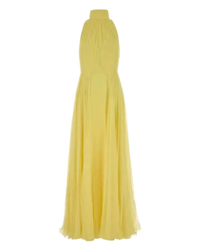 Givenchy halterneck maxi dress - Gelb Gelb