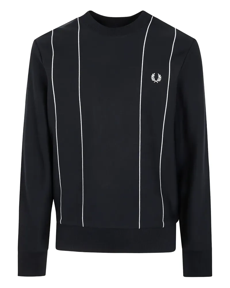 Fred Perry Pullover mit Bortendetail - Blau Blau