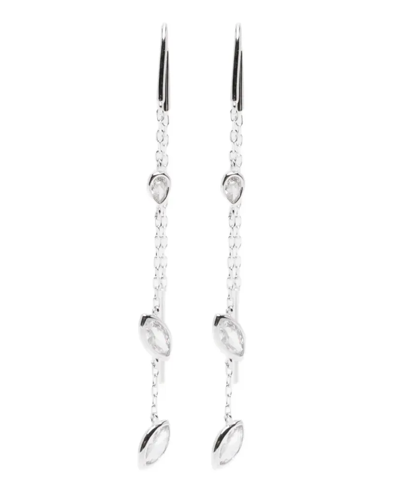 Maria Black Swift 02 chain drop earrings - Silber Silber