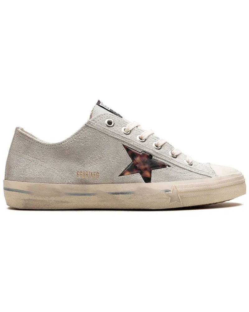 Golden Goose V-Star "Ice/Brown/Black" Sneakers - Grau Grau