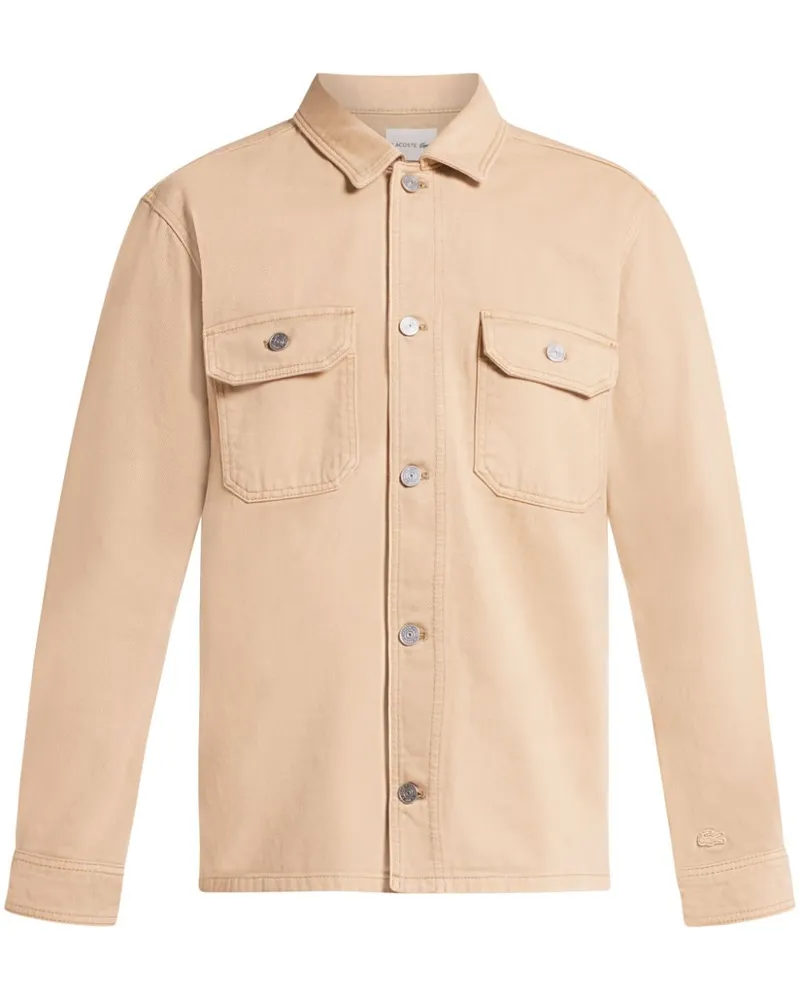 Lacoste Klassisches Jeanshemd - Nude Nude
