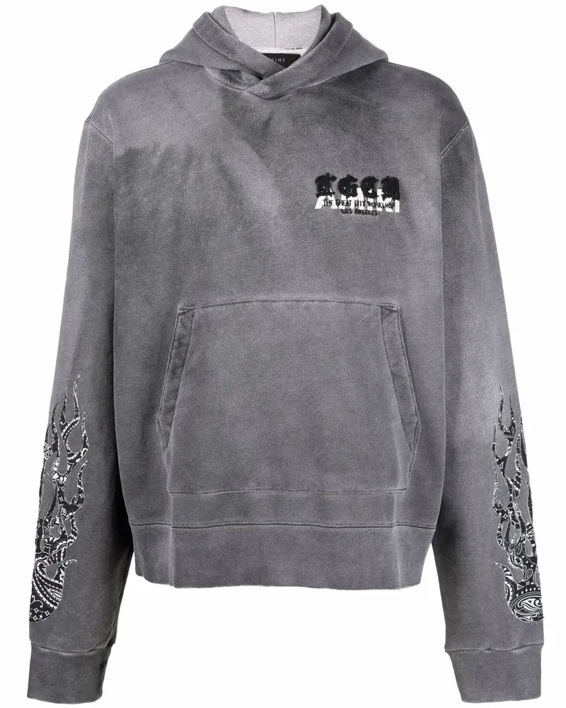 Amiri x The Great City Workshop Hoodie - Grau Grau