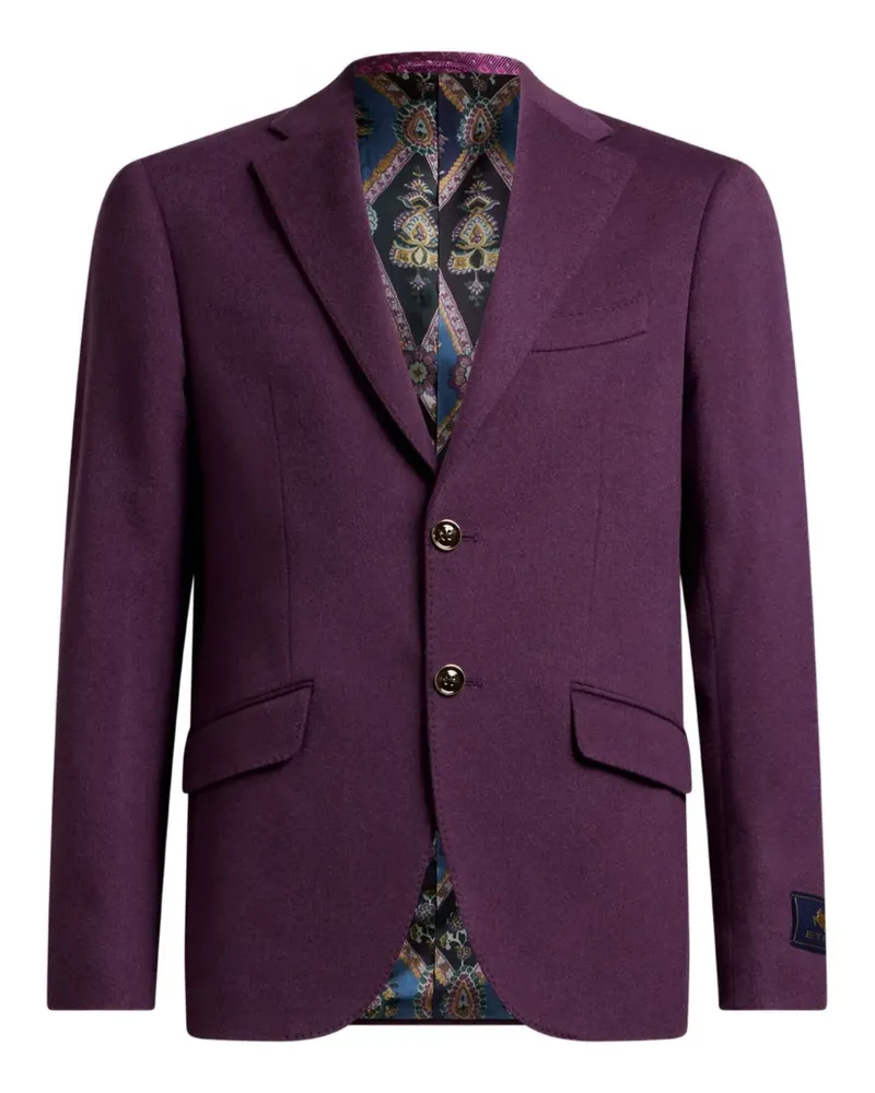 Etro Einreihiges Sakko - Violett Violett