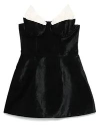 SHUSHU/TONG Minikleid aus Samt Schwarz