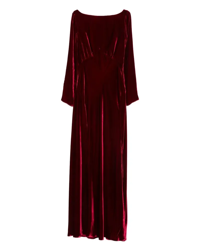 RIXO Devina long-sleeve maxi dress - Rot Rot