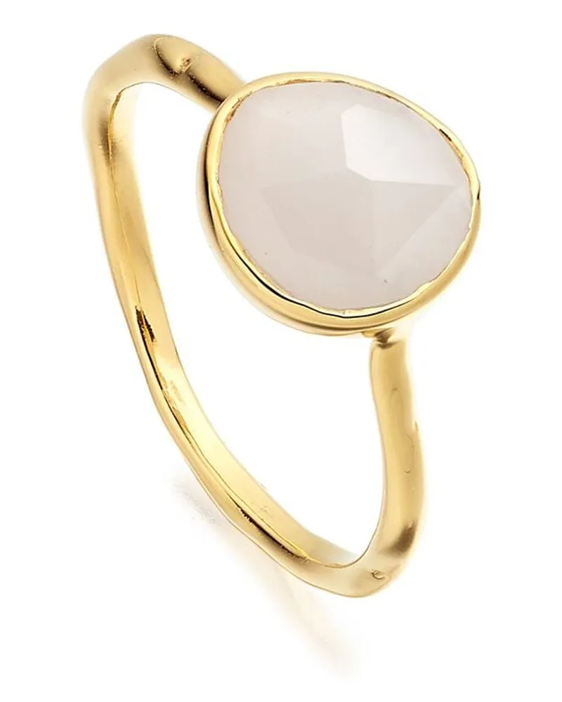 Monica Vinader GP Siren' Ring mit Schmuckstein Gold