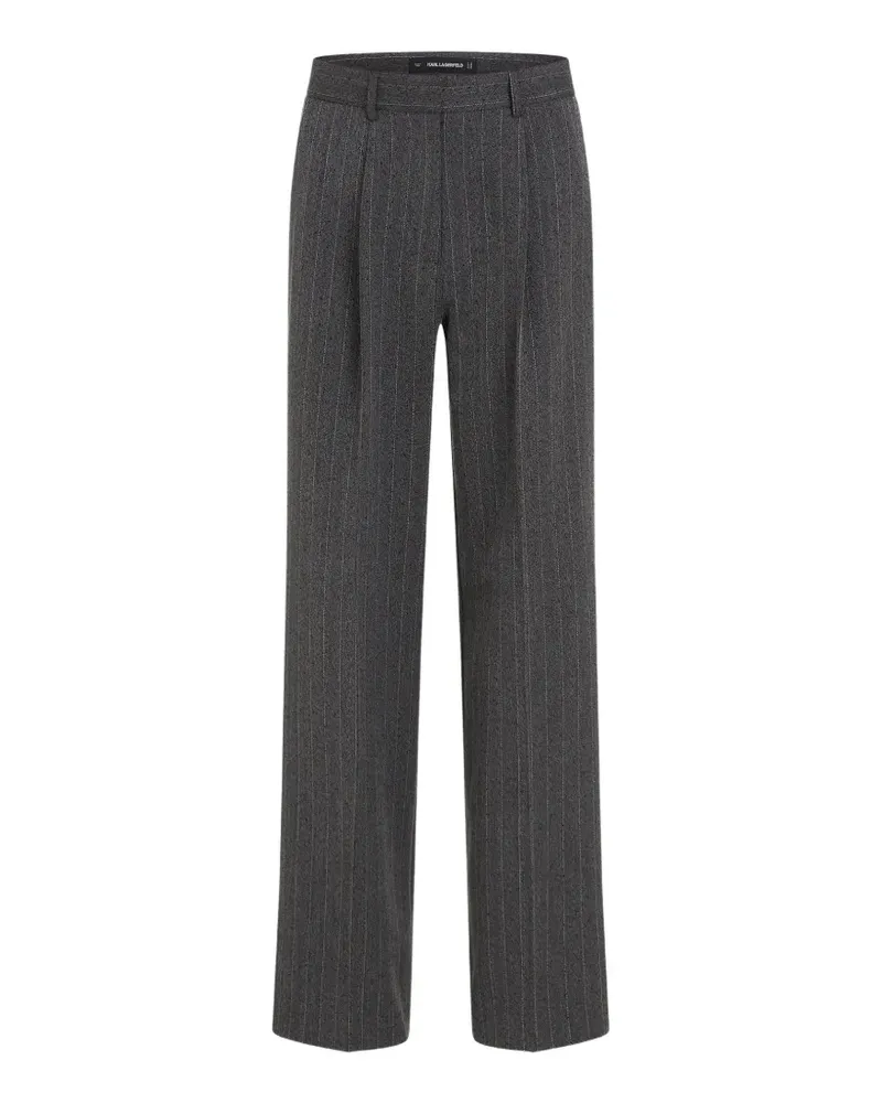 Karl Lagerfeld Klassische Hose mit Nadelstreifen - Grau Grau