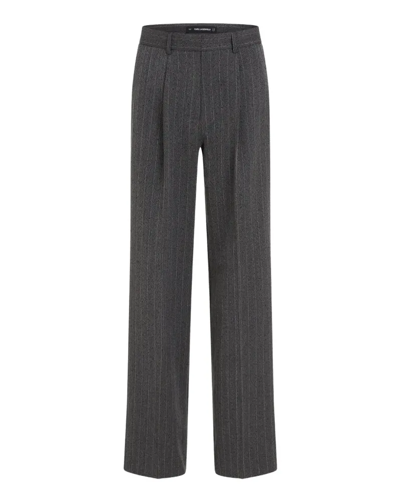 Karl Lagerfeld Klassische Hose mit Nadelstreifen - Grau Grau