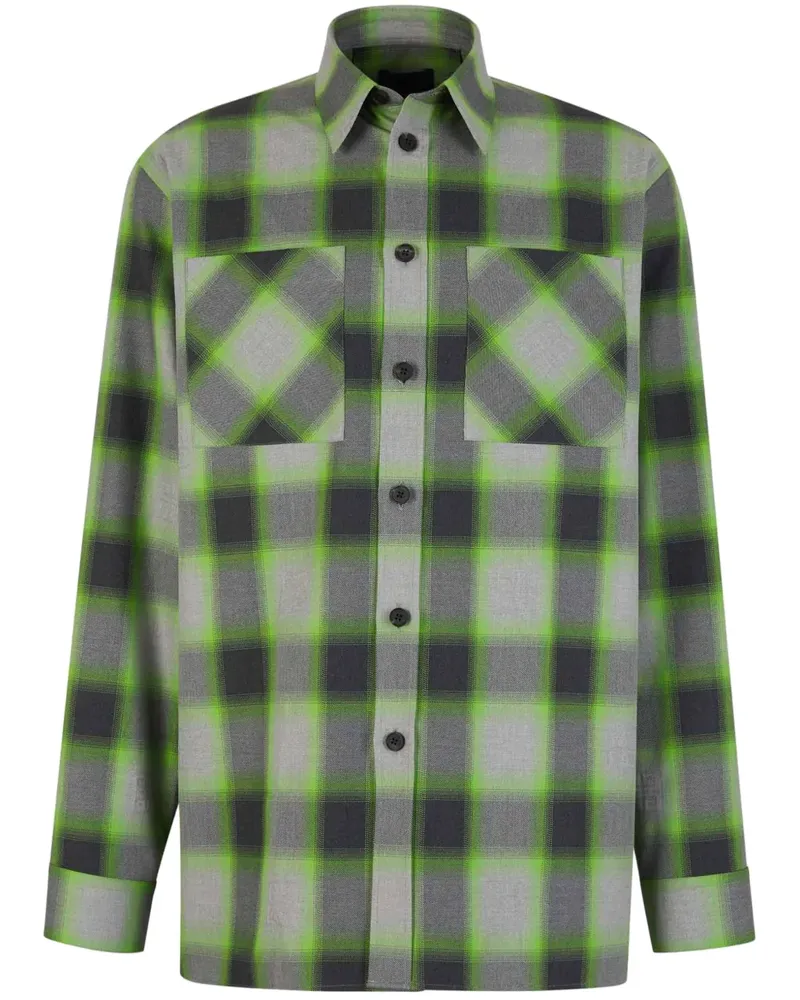 Givenchy Kariertes Hemd - Grau Grau