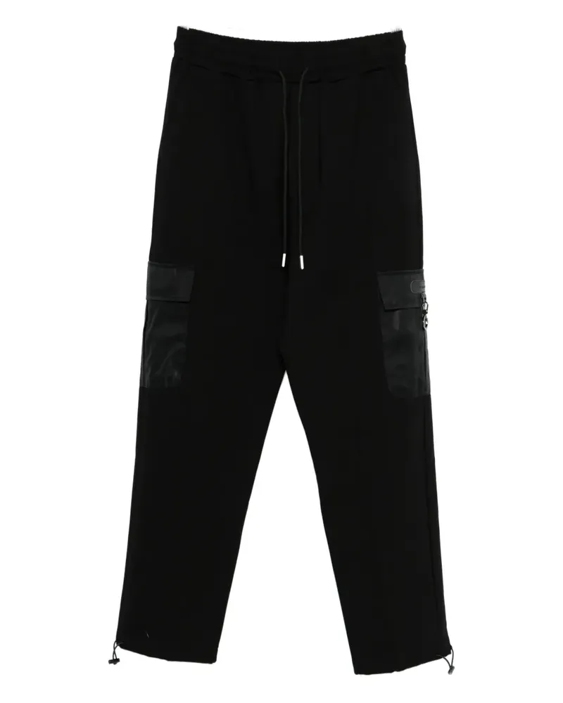 Yes London drawstring-waist cargo trousers - Schwarz Schwarz