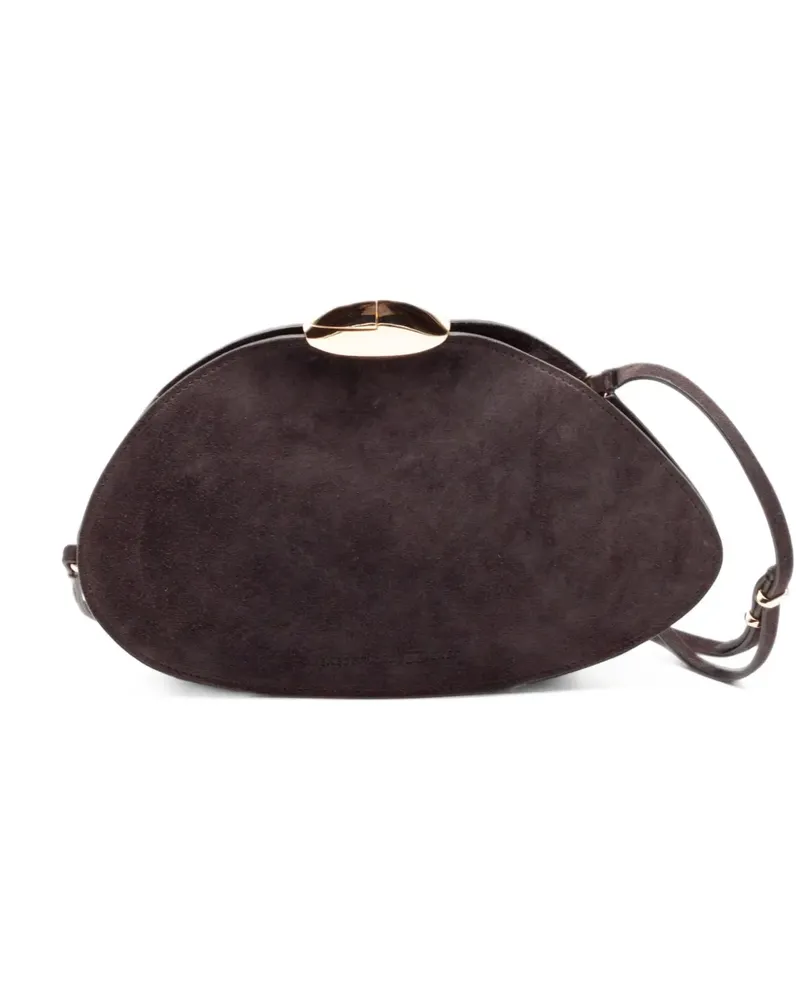 Benedetta Bruzziches Belle de Jour suede shoulder bag - Braun Braun