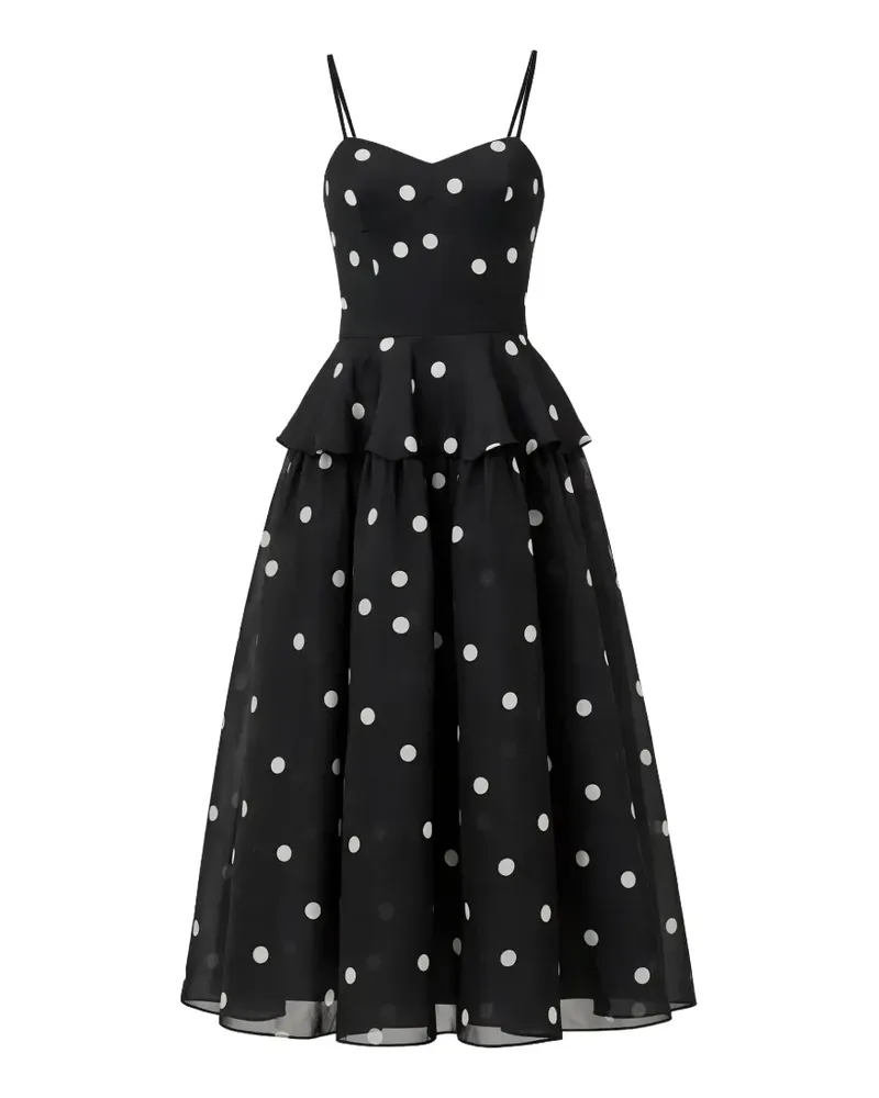 Alexis Parma midi dress - Schwarz Schwarz