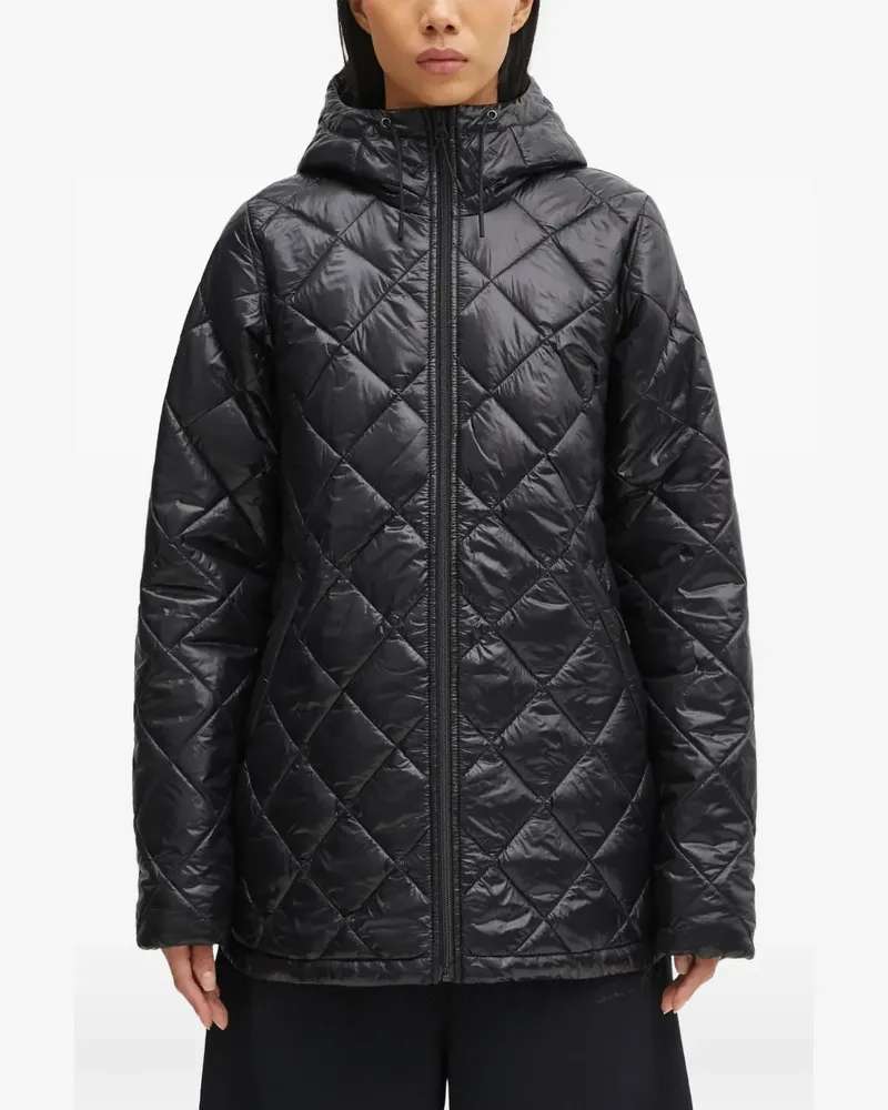 Helly Hansen Gesteppte Kapuzenjacke - Schwarz Schwarz