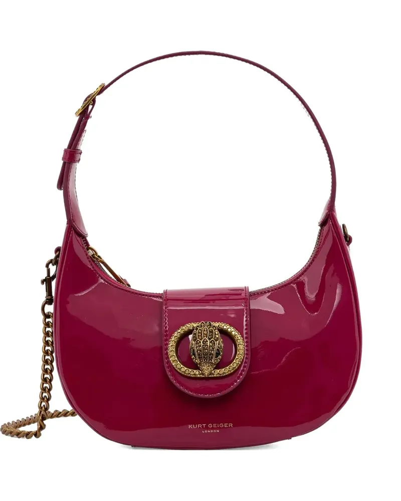 Kurt Geiger Schultertasche aus Lackleder - Rosa Rosa
