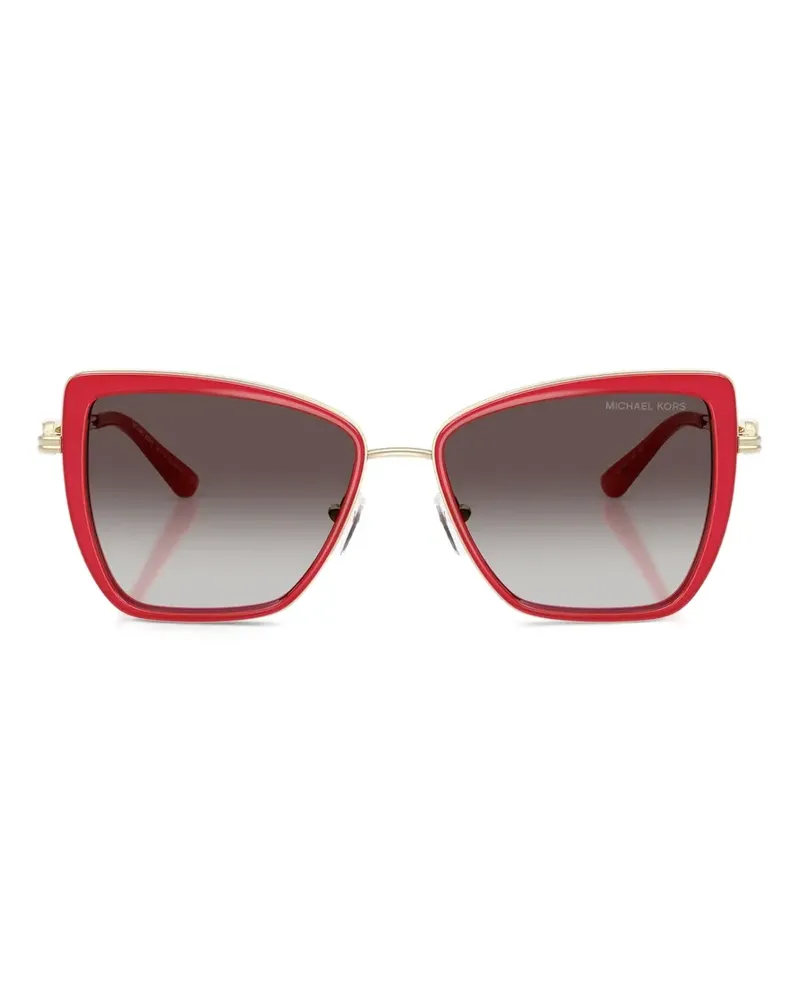 Michael Kors Sonnenbrille mit Cat-Eye-Gestell - Rot Rot
