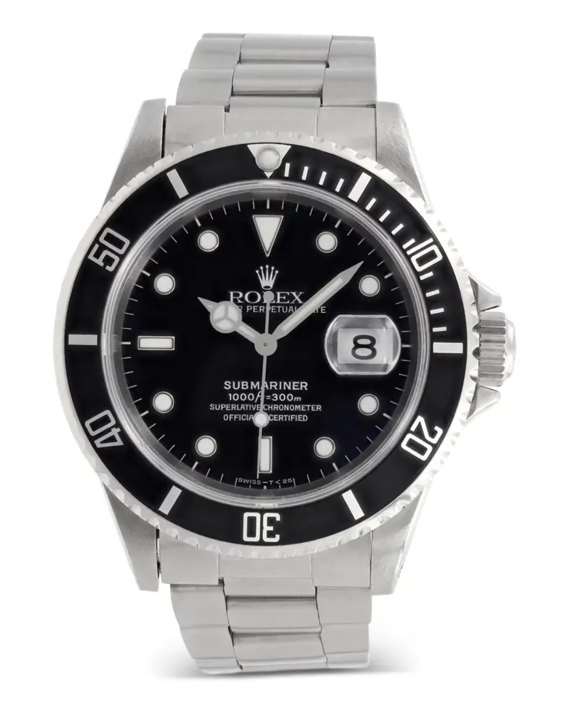 Rolex Submariner 40mm watch - Schwarz Schwarz