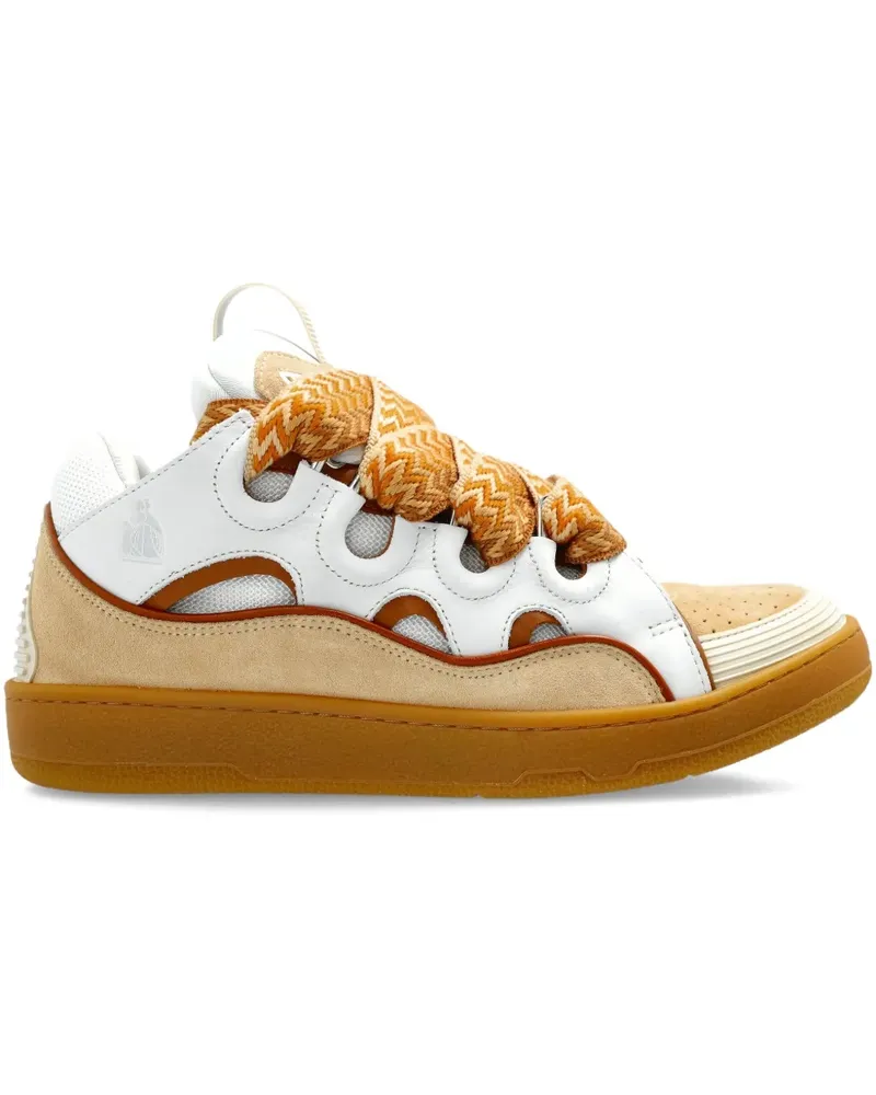 Lanvin Curb Sneakers - Nude Nude