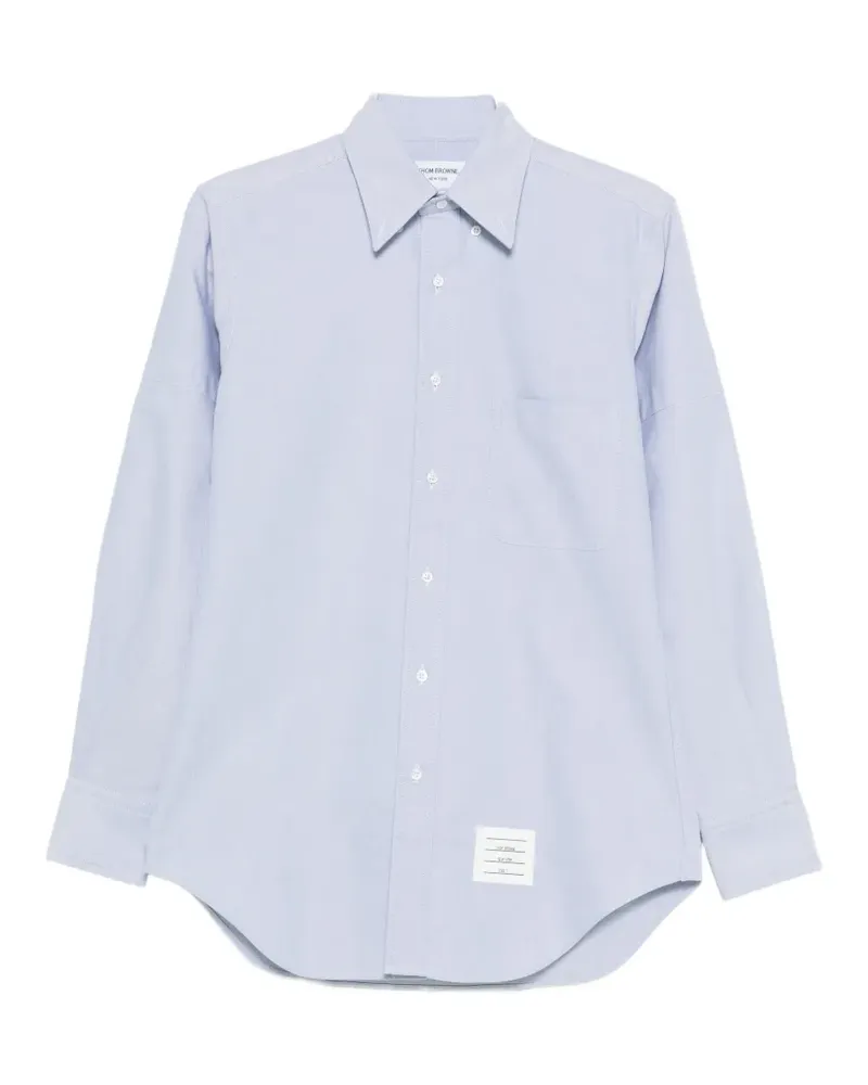 Thom Browne button-down long-sleeve shirt - Blau Blau
