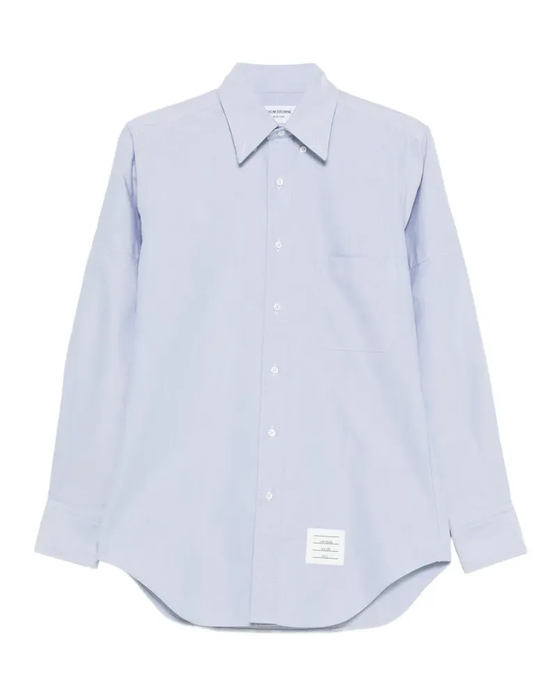 Thom Browne button-down long-sleeve shirt - Blau Blau