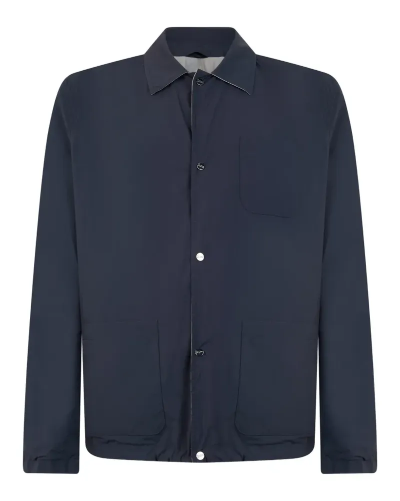 Herno Geknöpfte Jacke - Blau Blau