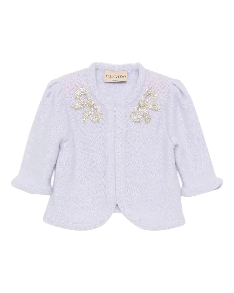 Valentino Garavani Cardigan mit Schleife - Violett Violett
