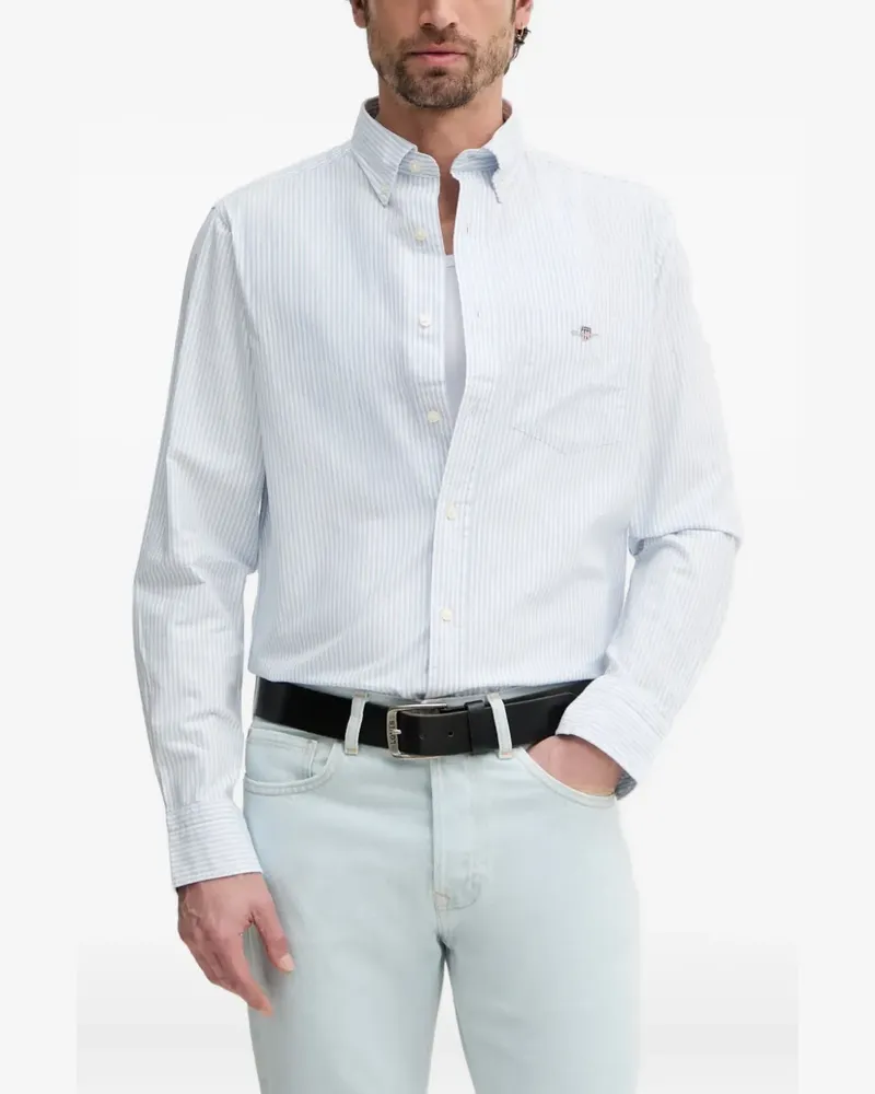 Gant Gestreiftes Hemd - Blau Blau