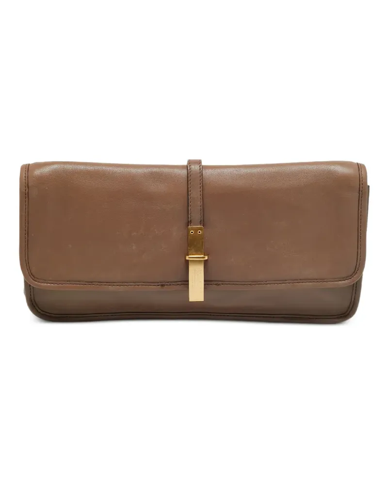 Marc Jacobs Clutch mit Klappe - Braun Braun