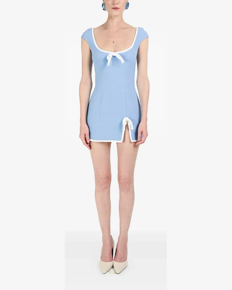 Rowen Rose bow-detail dress - Blau Blau
