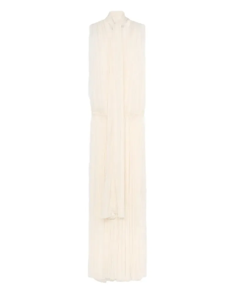 Blumarine Maxikleid mit Falten - Nude Nude
