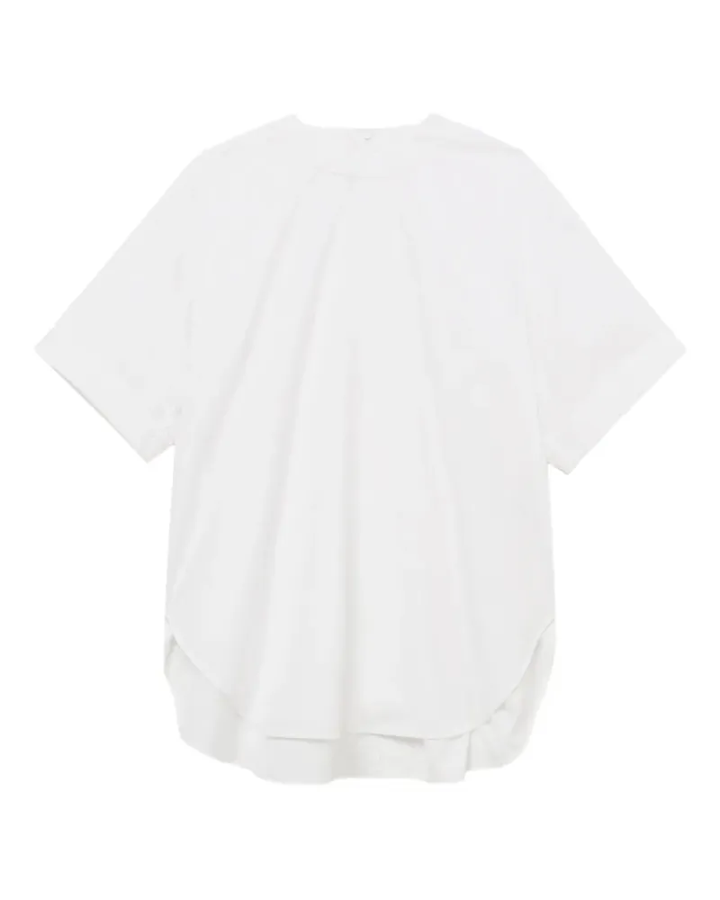 ENFÖLD Kurzärmelige Bluse - Weiß Weiß