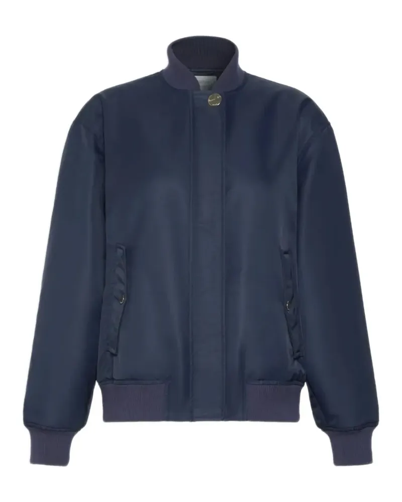 SPORTMAX zip-up bomber jacket - Blau Blau
