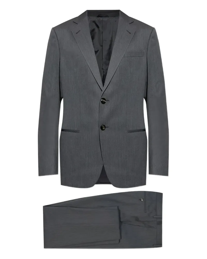 Giorgio Armani Einreihiger Anzug - Grau Grau
