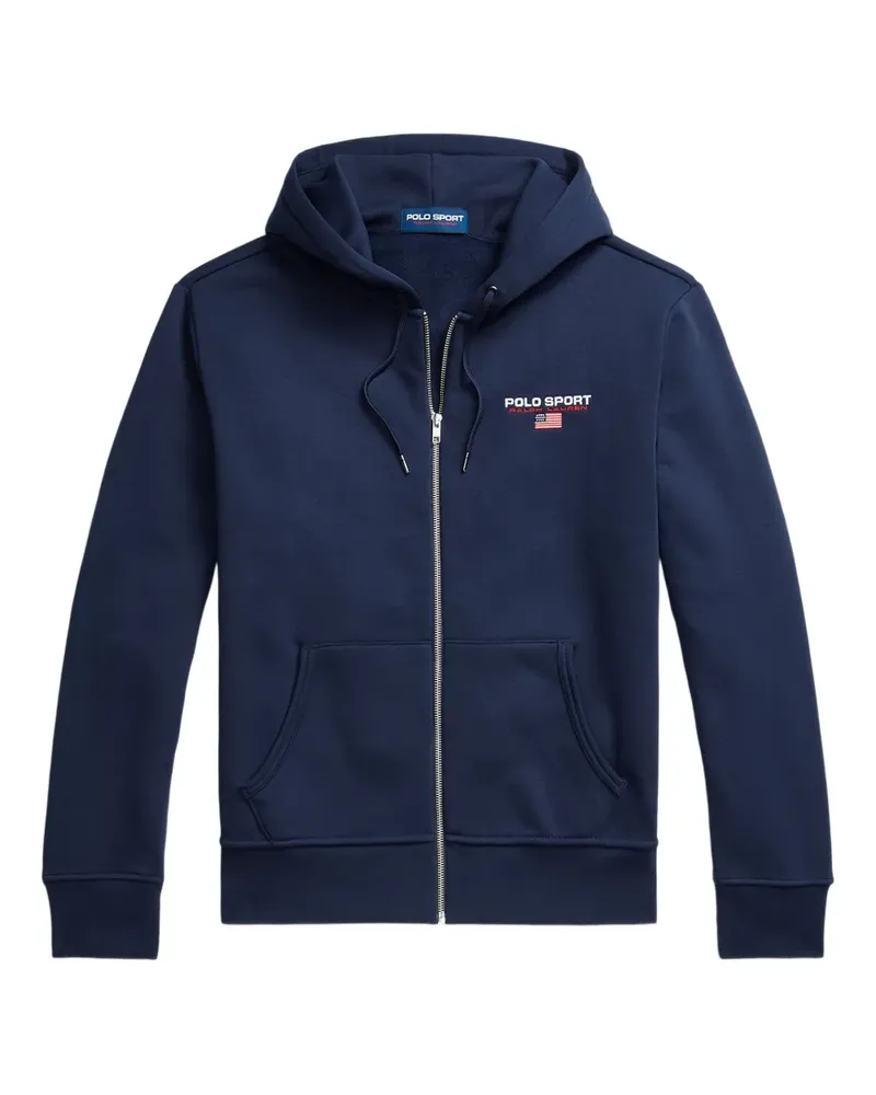 Ralph Lauren Kapuzenjacke mit Reißverschluss - Blau Blau
