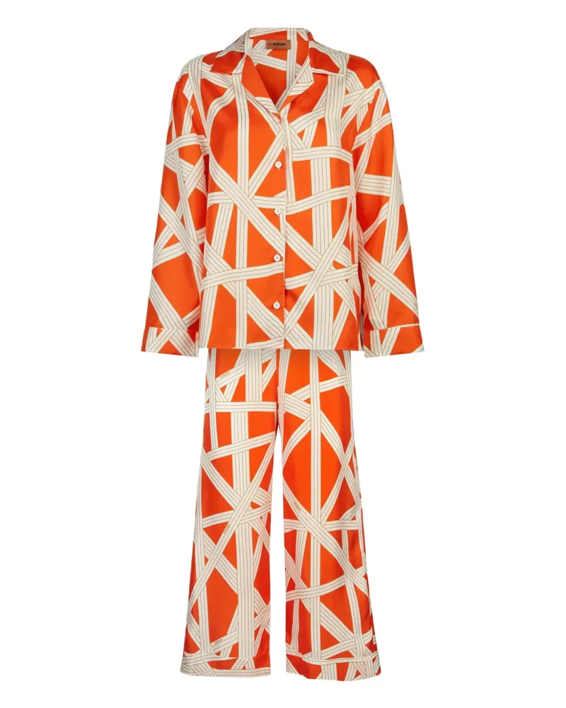 Missoni Home Pyjama-Set mit grafischem Print - Orange Orange