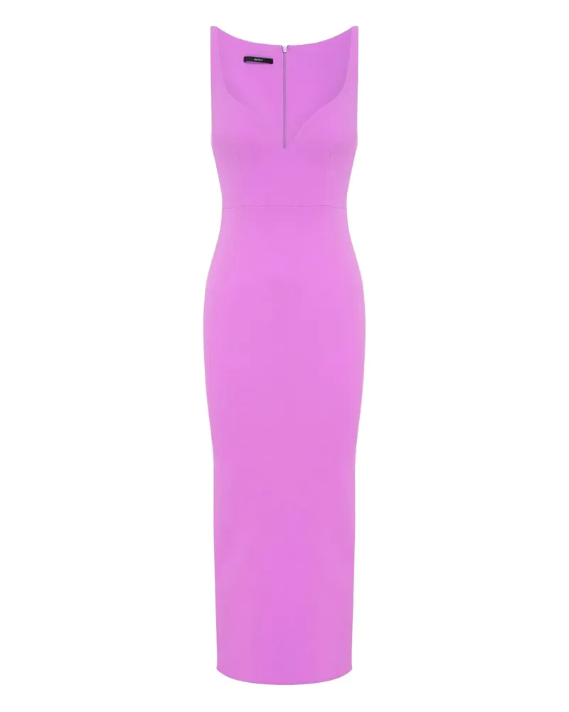 Alex Perry V-neck midi dress - Violett Violett