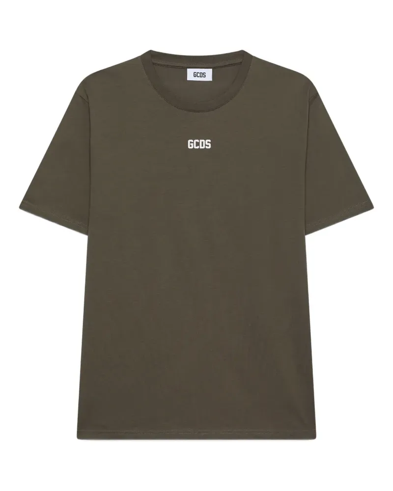 GCDS T-Shirt mit Logo - Grün Grün
